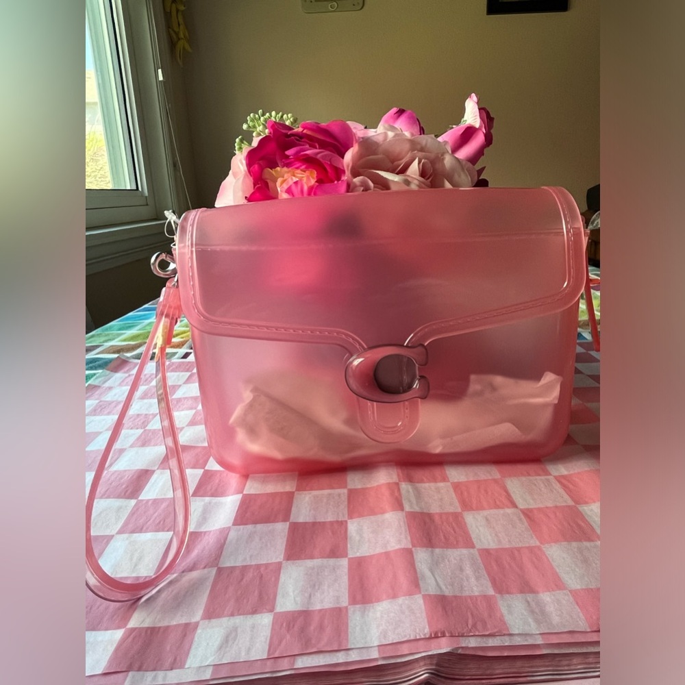 🌸 COACH PINK JELLY TABBY 🌸NWT 🌸 - Picture 14 of 16